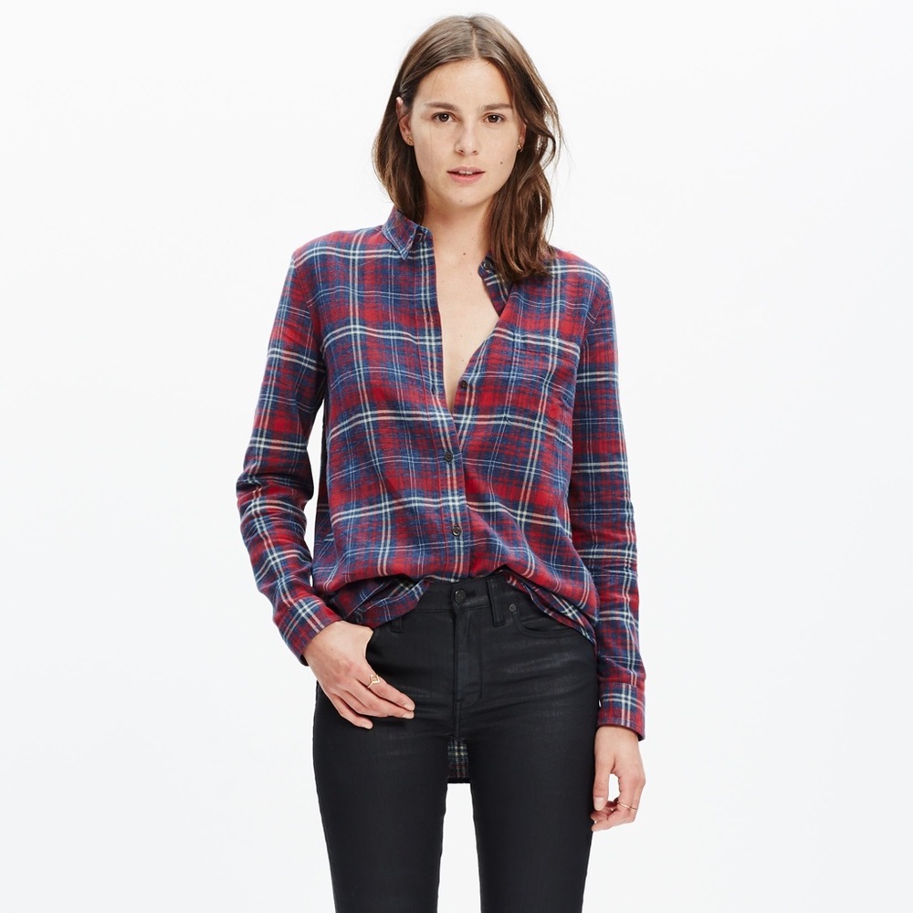 Madewell Flannel Ex-boyfriend Shirt